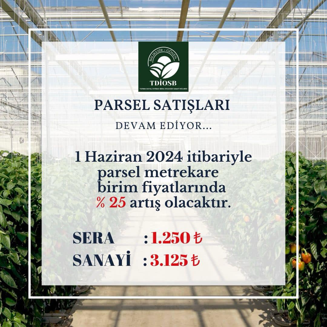 Parsel Satışları Devam Ediyor