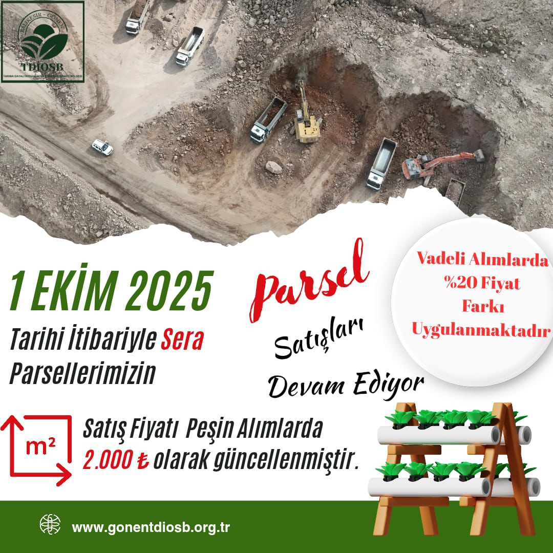 Parsel Satışlarımız Devam Ediyor