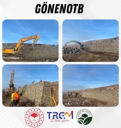 Gönen Sera Organize Tarım Bölgesi’nde altyapı çalışmaları hız kesmeden devam ediyor.