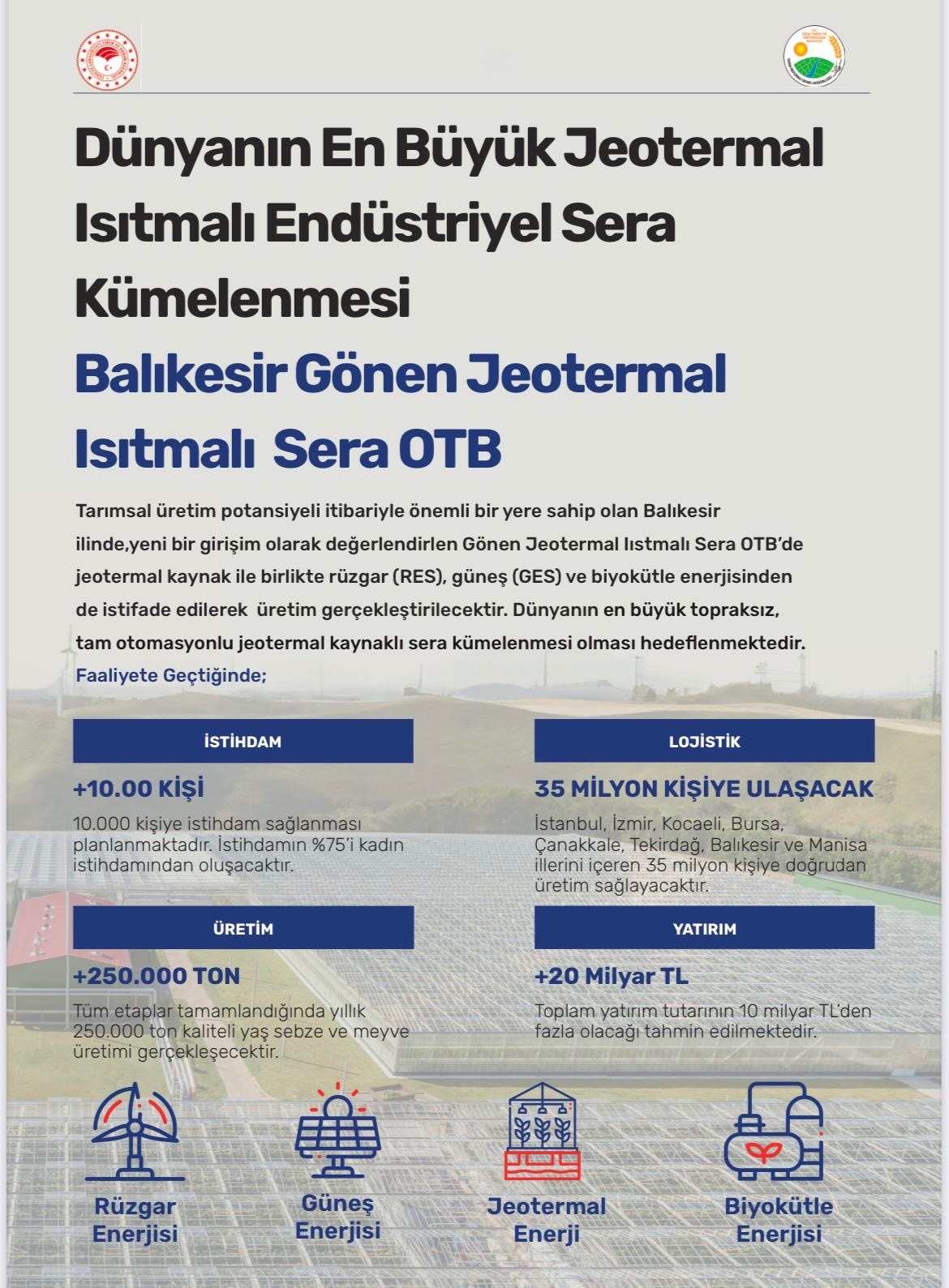 Gönen TDİOSB’de Yerinizi Almak için Acele Edin…